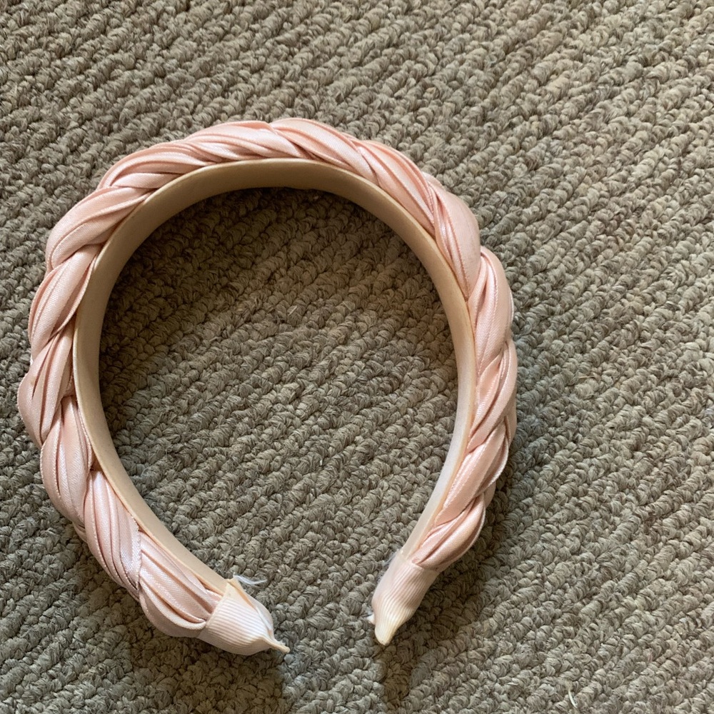 Target Pink Braided Headband